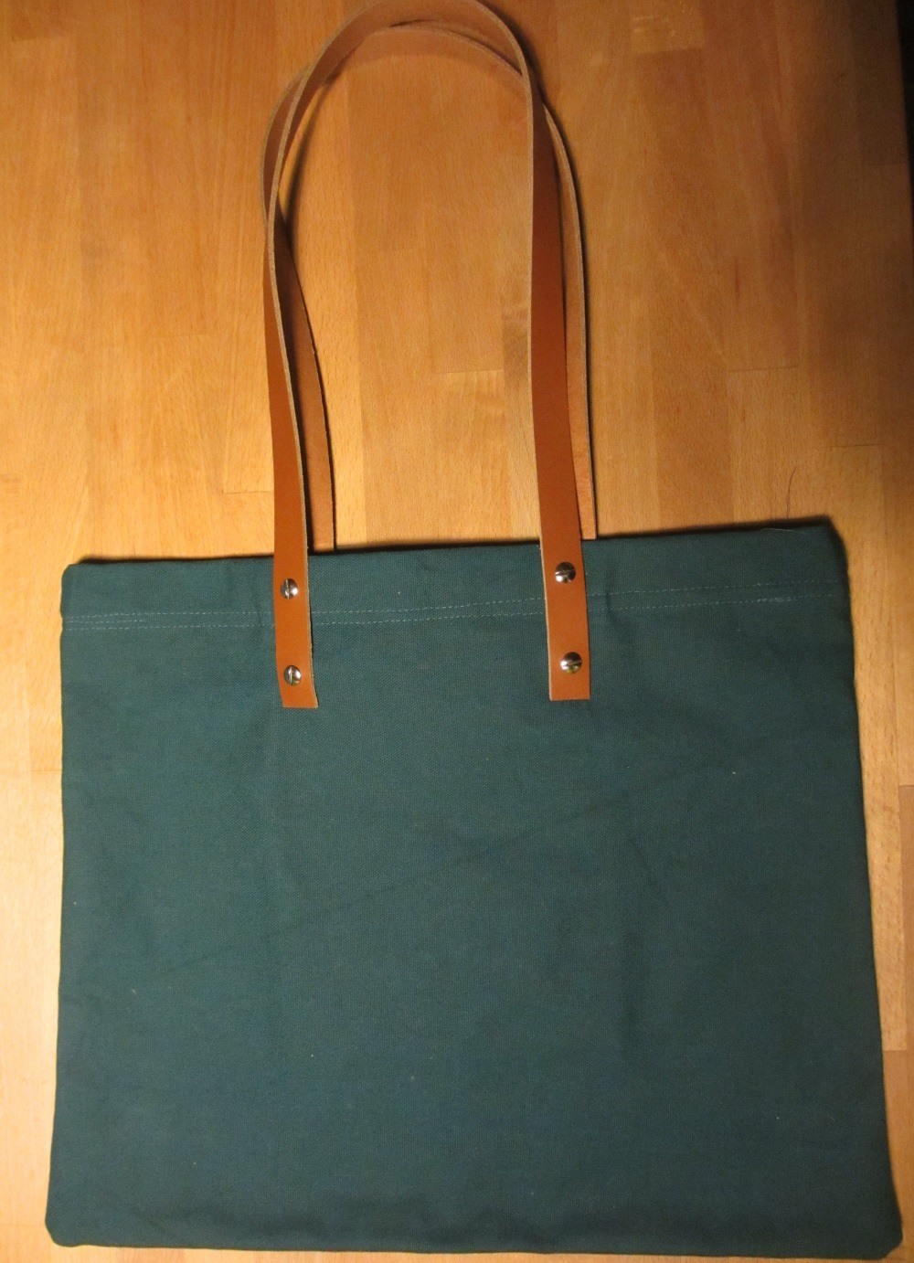 Quadratische Tasche mit Lederhenkel naehanleitung made-in-minga.de