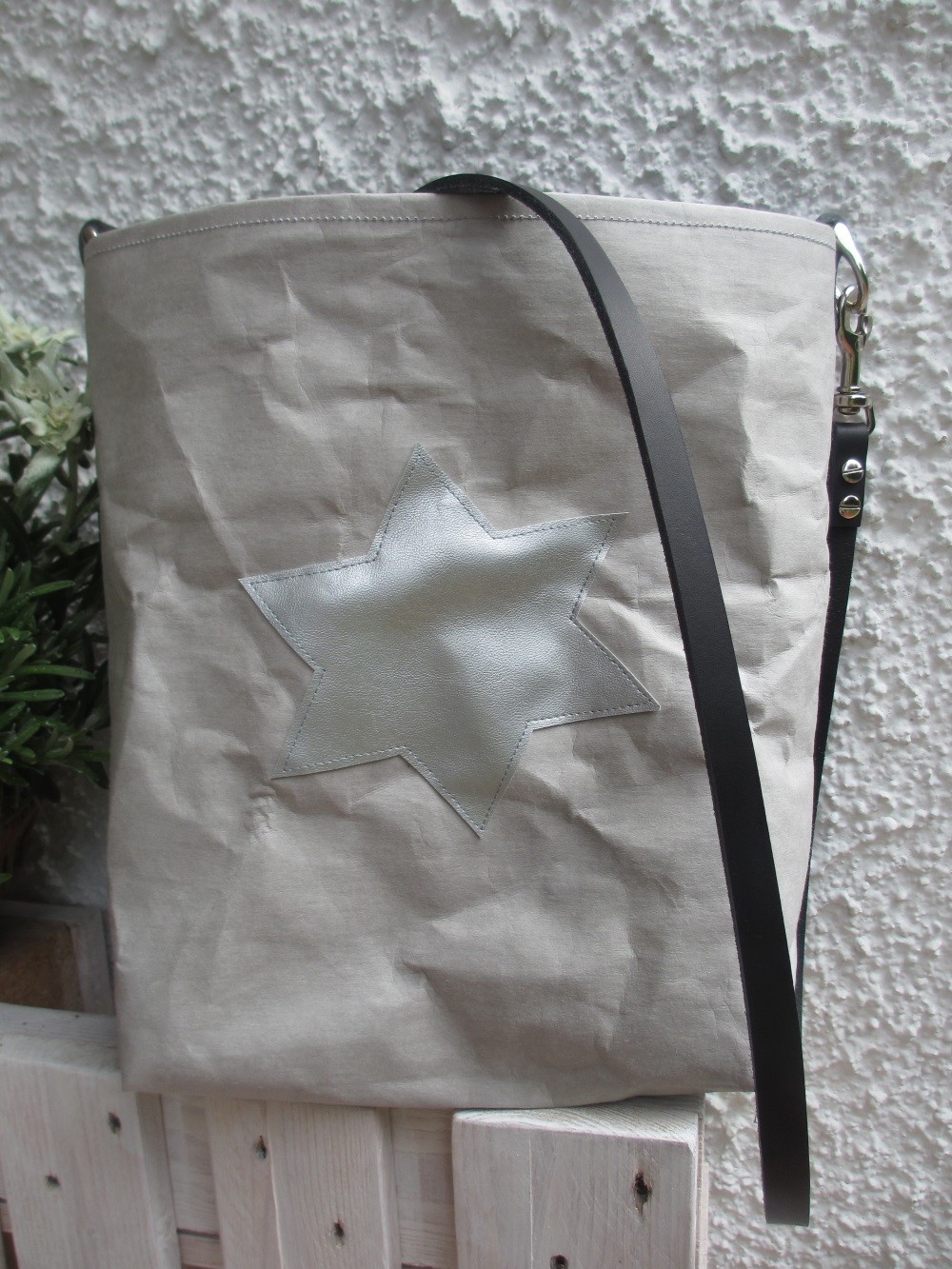 snappap tasche nähen mit origami ecken