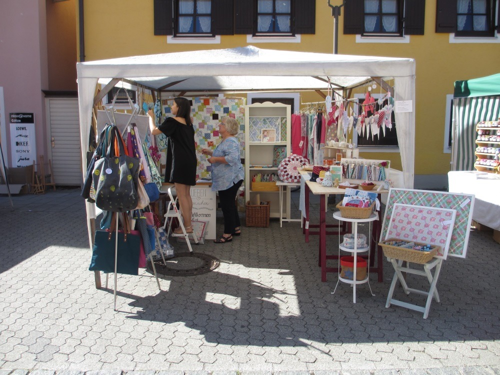 Unser Stand auf unserem Handwerkermarkt