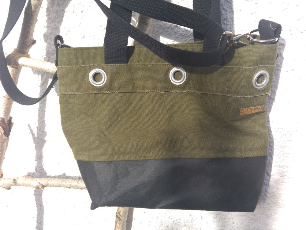 kostenlose anleitung zum naehen. tasche aus bundeswehr seesack mit snappap made-in-minga.de