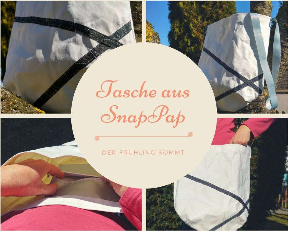 Anleitung um eine Tasche zu nähen aus Snappap