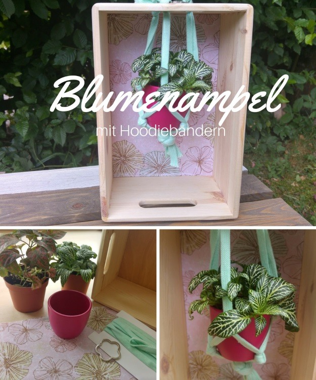 kleine Blumenampel knüpfen