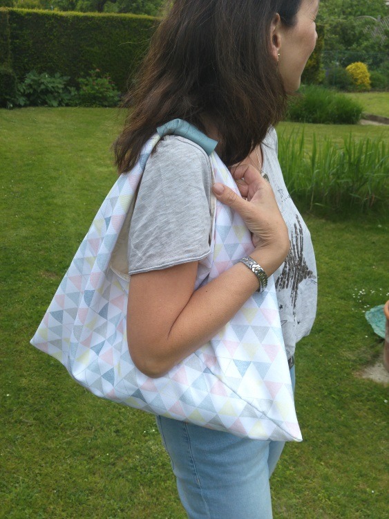 Und so schnell ist die Origami Bag fertig