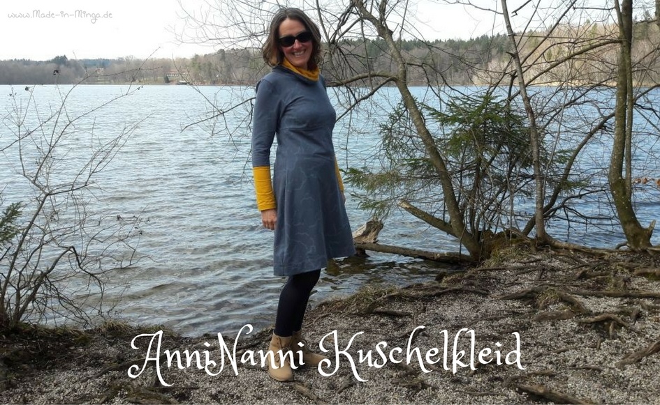 AnniNanni kuschelkleid aus Winterdreams von Lillestoff
