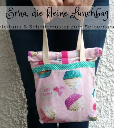 Tutorial-Kleine Lunchbag mit Henkel nähen