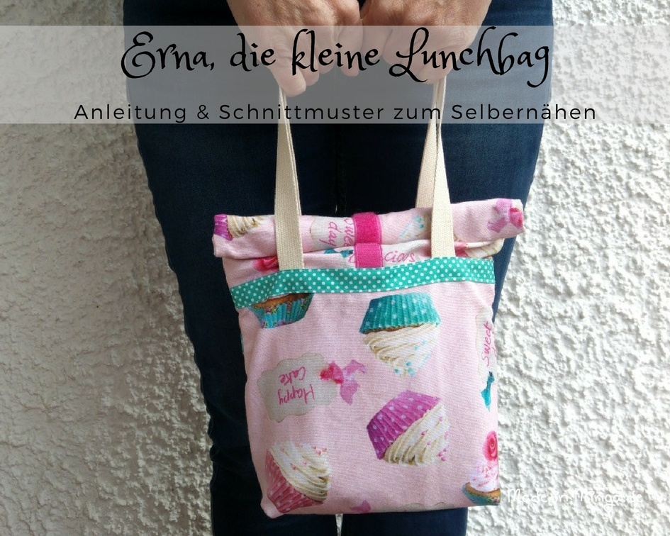 Tutorial-Kleine Lunchbag mit Henkel nähen