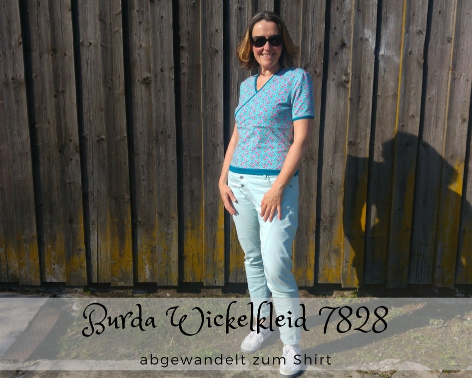 Burda Kleid in Wickeloptik als Shirt