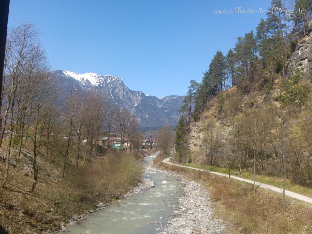 Beginn der Wanderung am Wanderparkplatz der Kundler Klamm