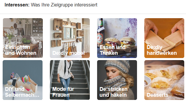 pinterest interessen