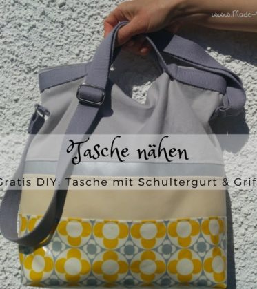Tasche nähen, gratis Nähanleitung