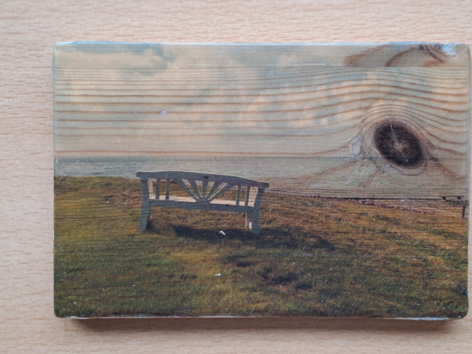 Fototransfer Motiv mit Astloch