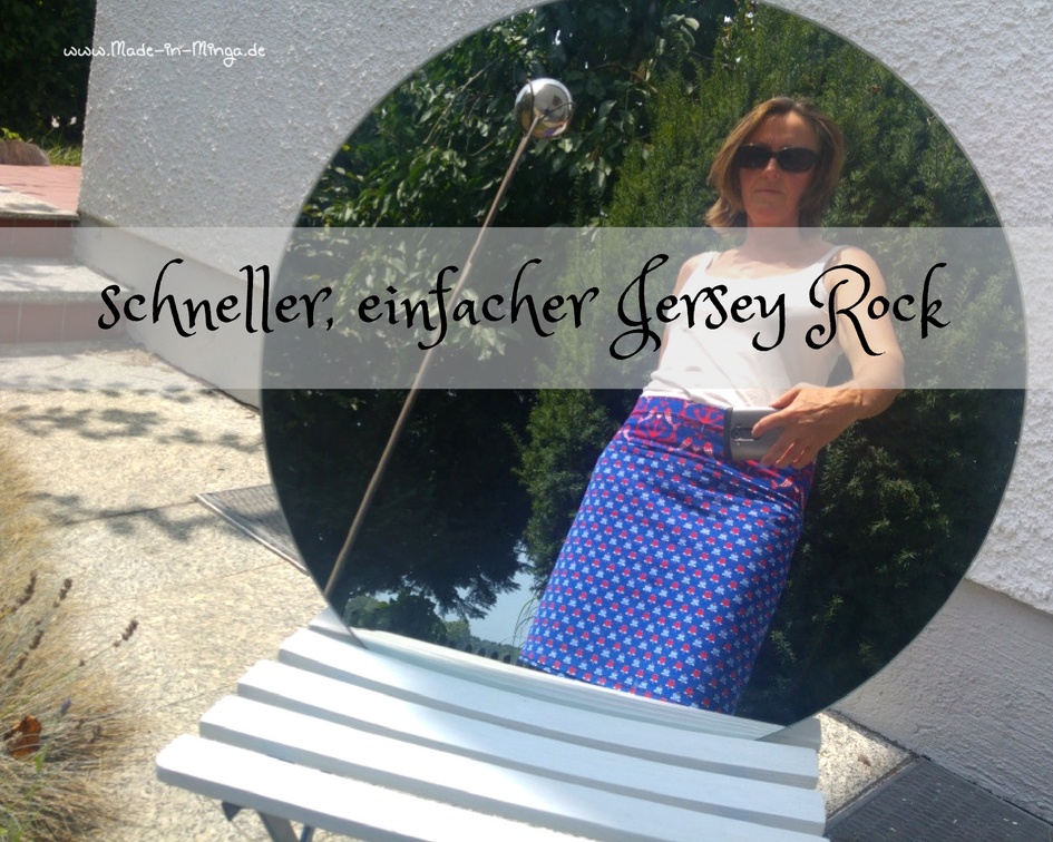 Jerseyrock schnell genäht
