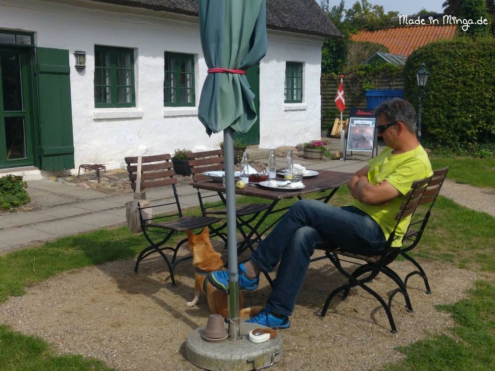 Kirkeladen in Mesinge mit Garten