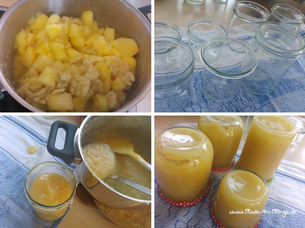Apfel-Bananen-Marmelade einkochen 