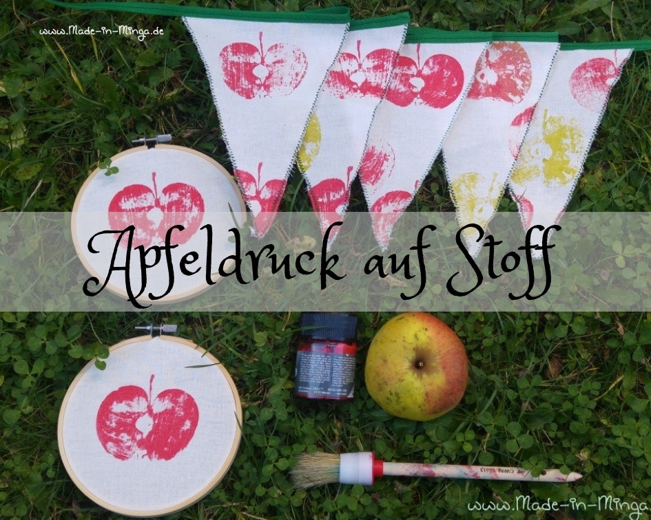 Apfeldruck DIY Anleitung auch für Kinder