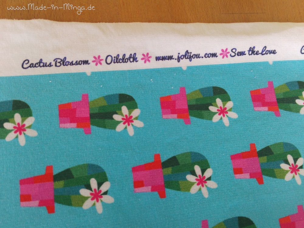Stoffbahn des Sommersweat Cactus Blossom
