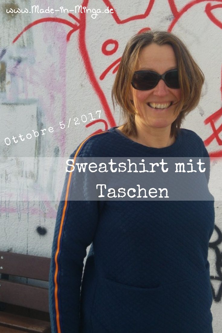 Ottobre Pullover nähen mit Streifen