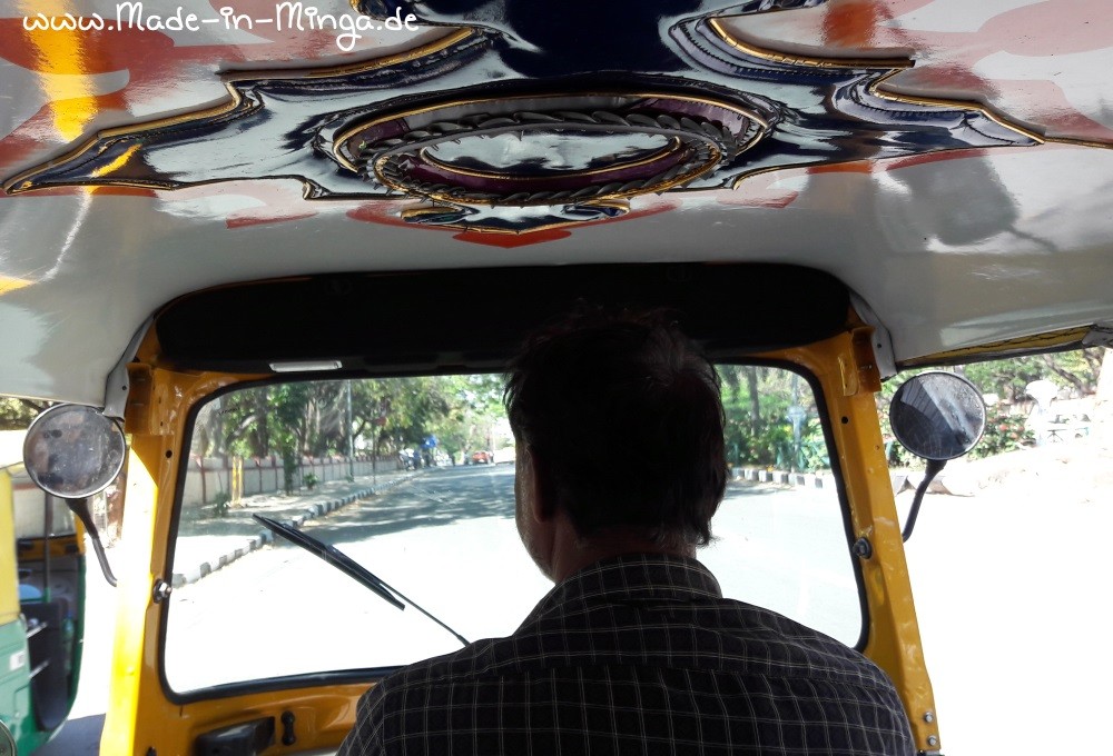Rikschafahrt durch Bangalore