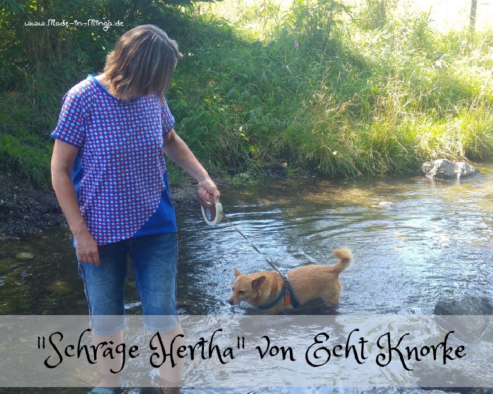 shirt aus sommersweat nähen, schraege hertha