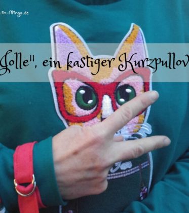 Pulli mit Katzen-Aufnäher nähen