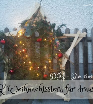 Weihnachststern für den Garten in XXL