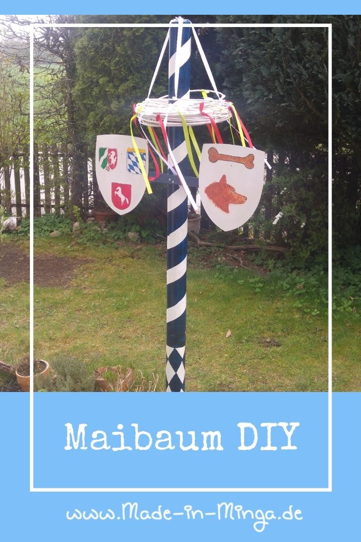 DIY fuer Maibaum im Garten