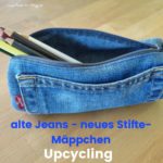 Schlampermaeppchen selber naehen. alte jeans