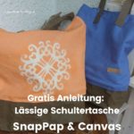 Canvas Beutel mit Snappap selber nähen