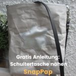 snappap tasche nähen mit origami ecken