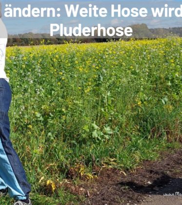 weite Pluderhose selber nähen