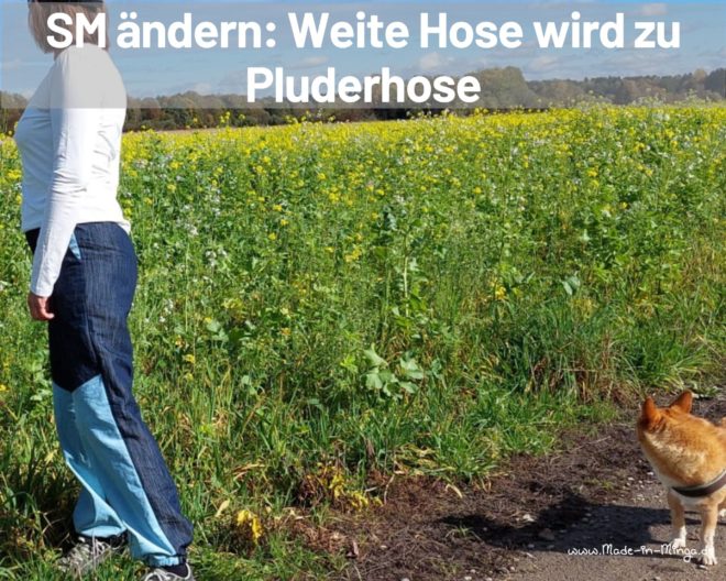 weite Pluderhose selber nähen