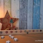 Adventsleiste aus Holz selber basteln