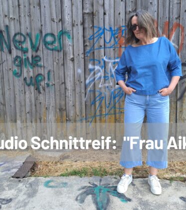 cropped shirt nähen nach Schnittmuster "Frau Aiko"