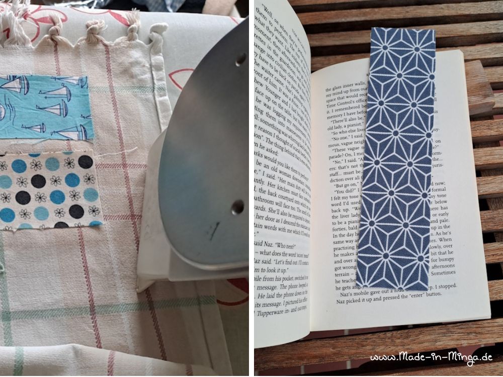 Stofflesezeichen bügeln