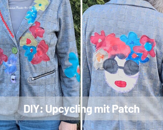 Upcycling Idee Jacke mit Patch